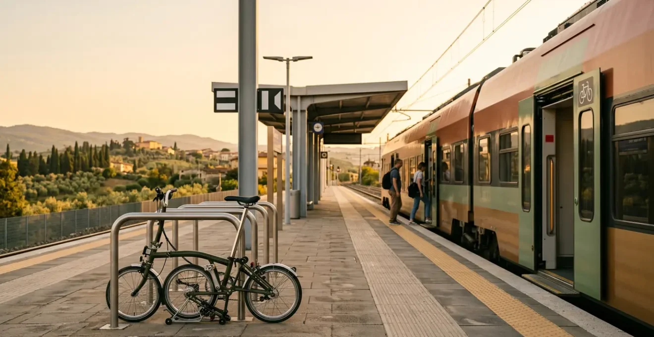 Viaggiatori che combinano diversi mezzi di trasporto in modo fluido e sostenibile